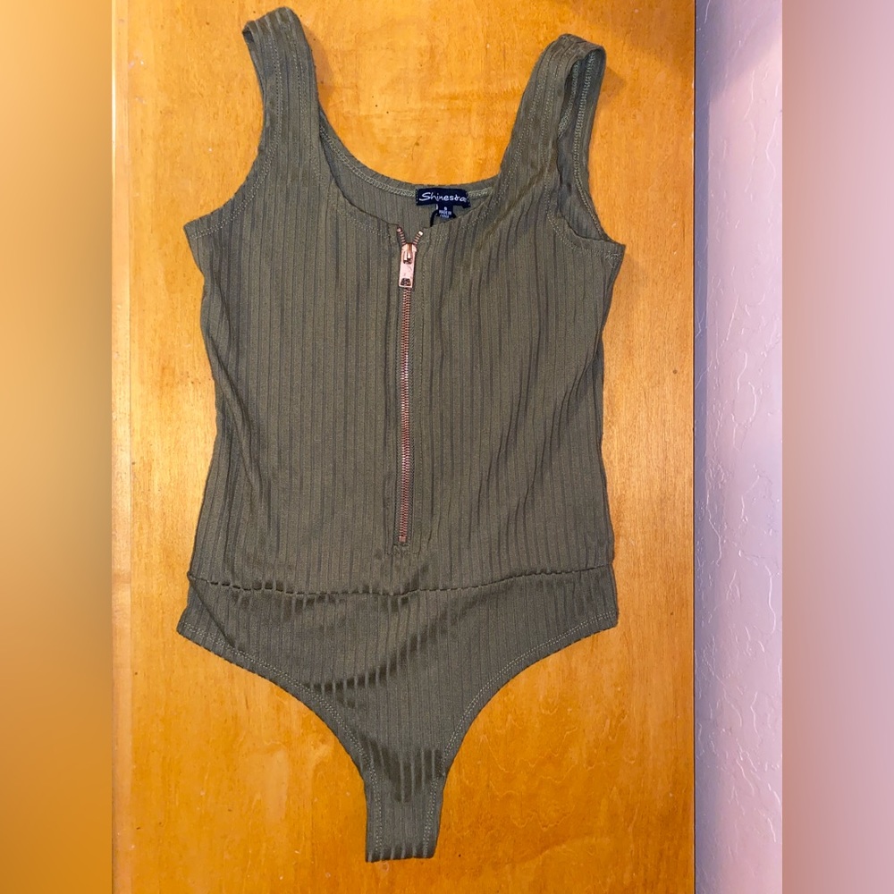 Olive Green body suit